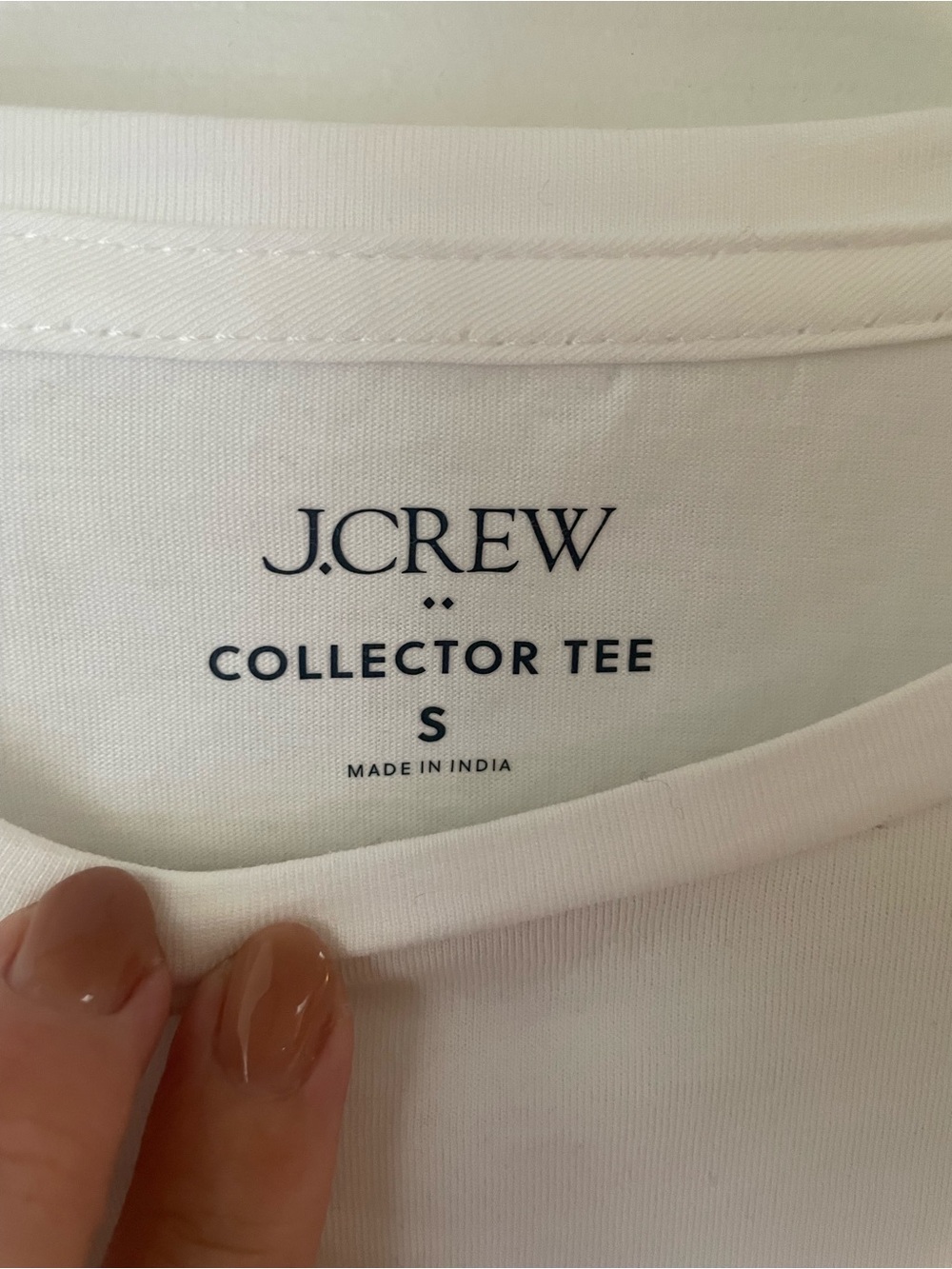 J. Crew White Apple Graphic Tee - Picture 2 of 4